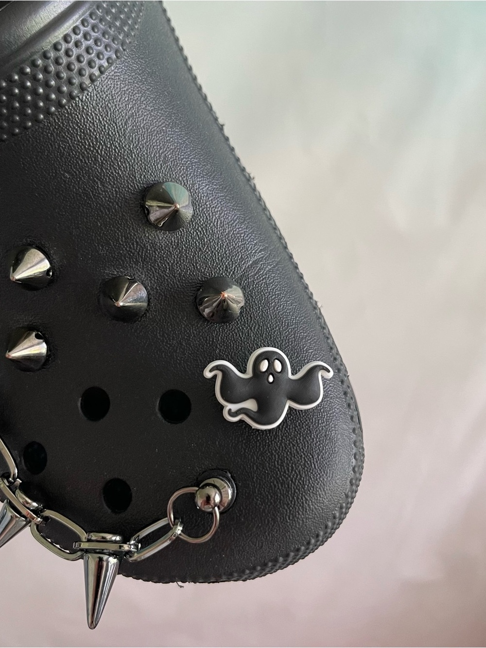 Black Ghost Crocs Jibbitz Charm